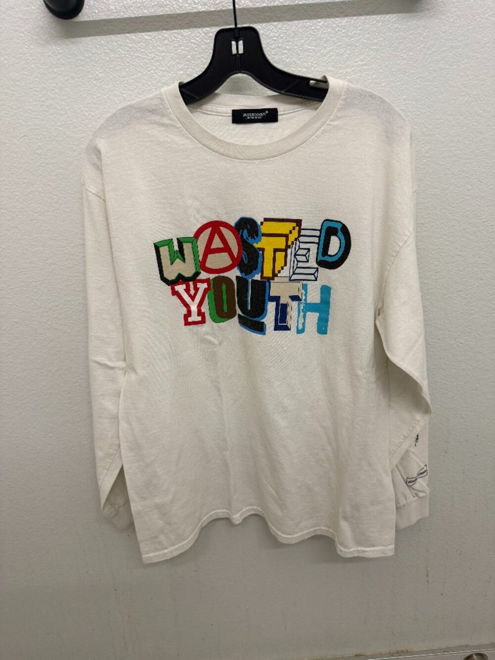 Undercover Jun Takahashi Wasted Youth Long Sleeve Tee Off White